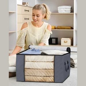 Clothes Organizer, Penyimpanan pakaian praktis, rak pakaian, Penyimpanan pakaian