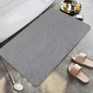 Non Slip Diatomite Mat, Keset kamar mandi berbahan diatomite, Keset kamar mandi
