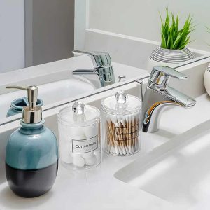 Qtip and Cotton Pads Holder