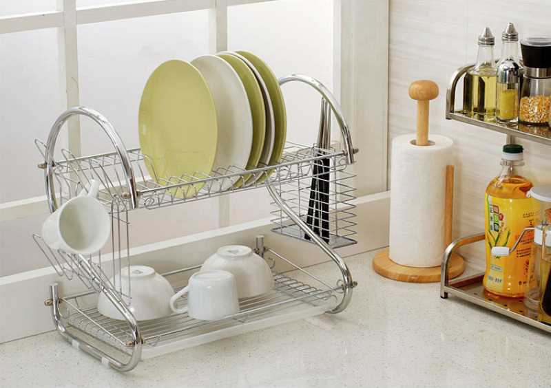 Rak Piring Minimalis, rak piring gantung, rak piring dapur